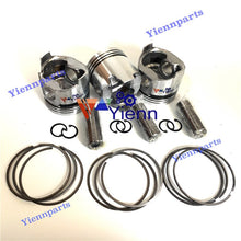 Load image into Gallery viewer, 3TNC88 Piston Kit With Piston Ring Set For Yanmar B37 Mini Excavator Diesel Engine Space Parts