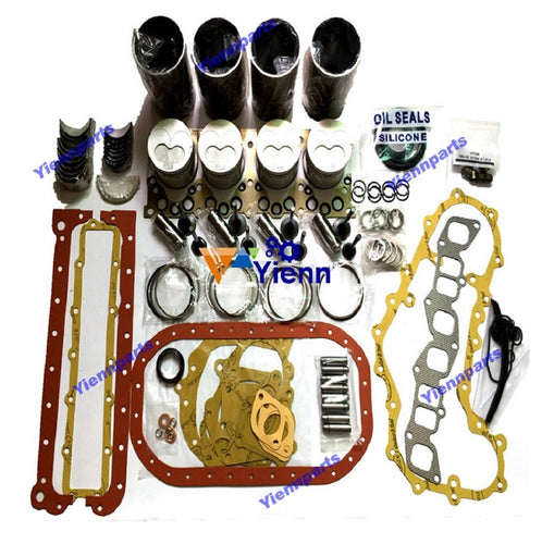 C240 Engine Overhaul Rebuild Kit For Isuzu Hokuetsu SDG25S-3A1 Nippon NES25SI-3 Generator Hokuetsu PDS175S-3A1 Air Compressor