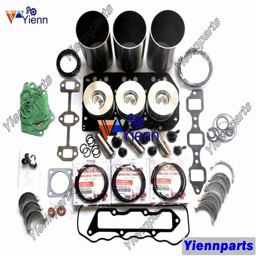 3TNB82 3TNB82-RN 3TNB82-RNP Overhaul Rebuild Kit with Valve kit for Yanmar Engine Repair Parts 3TNB82-RE 3TNB82-REP