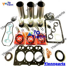 Load image into Gallery viewer, 3TNA72 3TNA72E-MD 3TNA72L-UYB Overhaul Rebuild Kit For Yanmar Engine SK15SR SK015 YB121 YB151 CA17D CA195 Combine Repair Parts